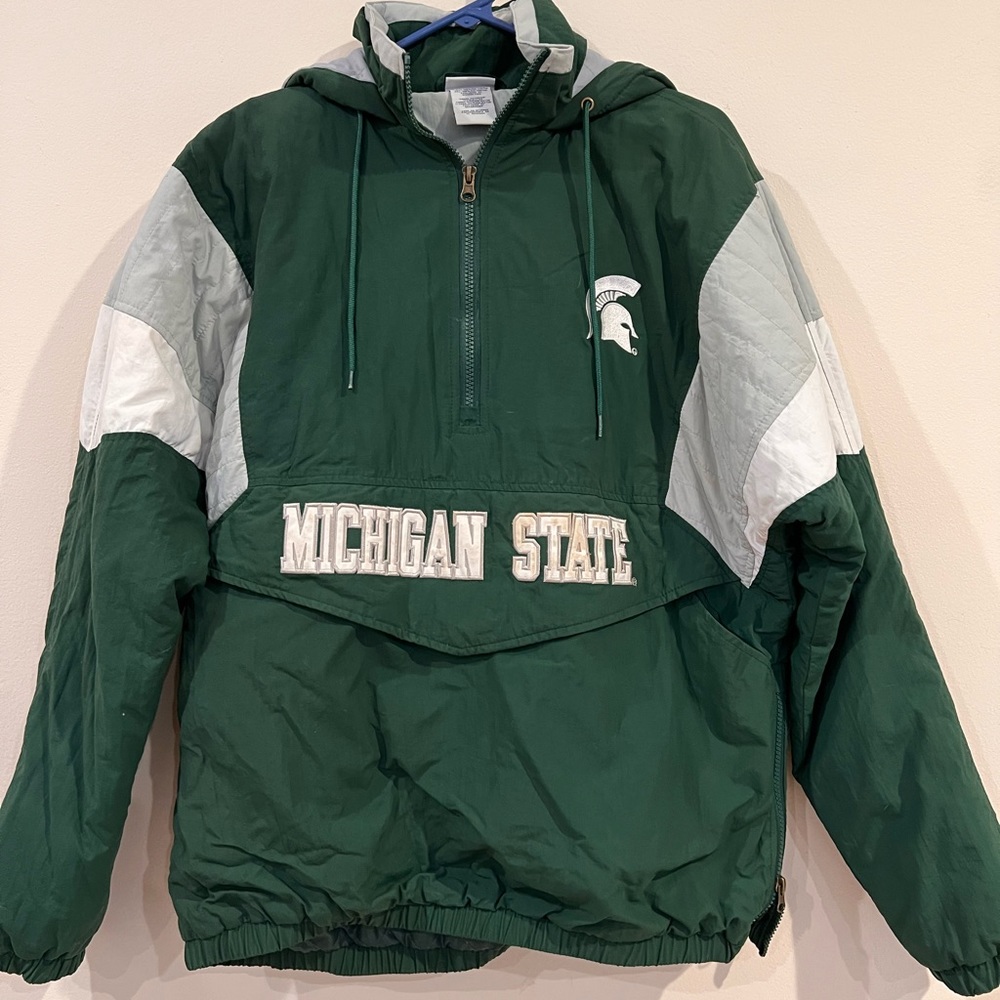 Vintage Michigan State University Windbreaker